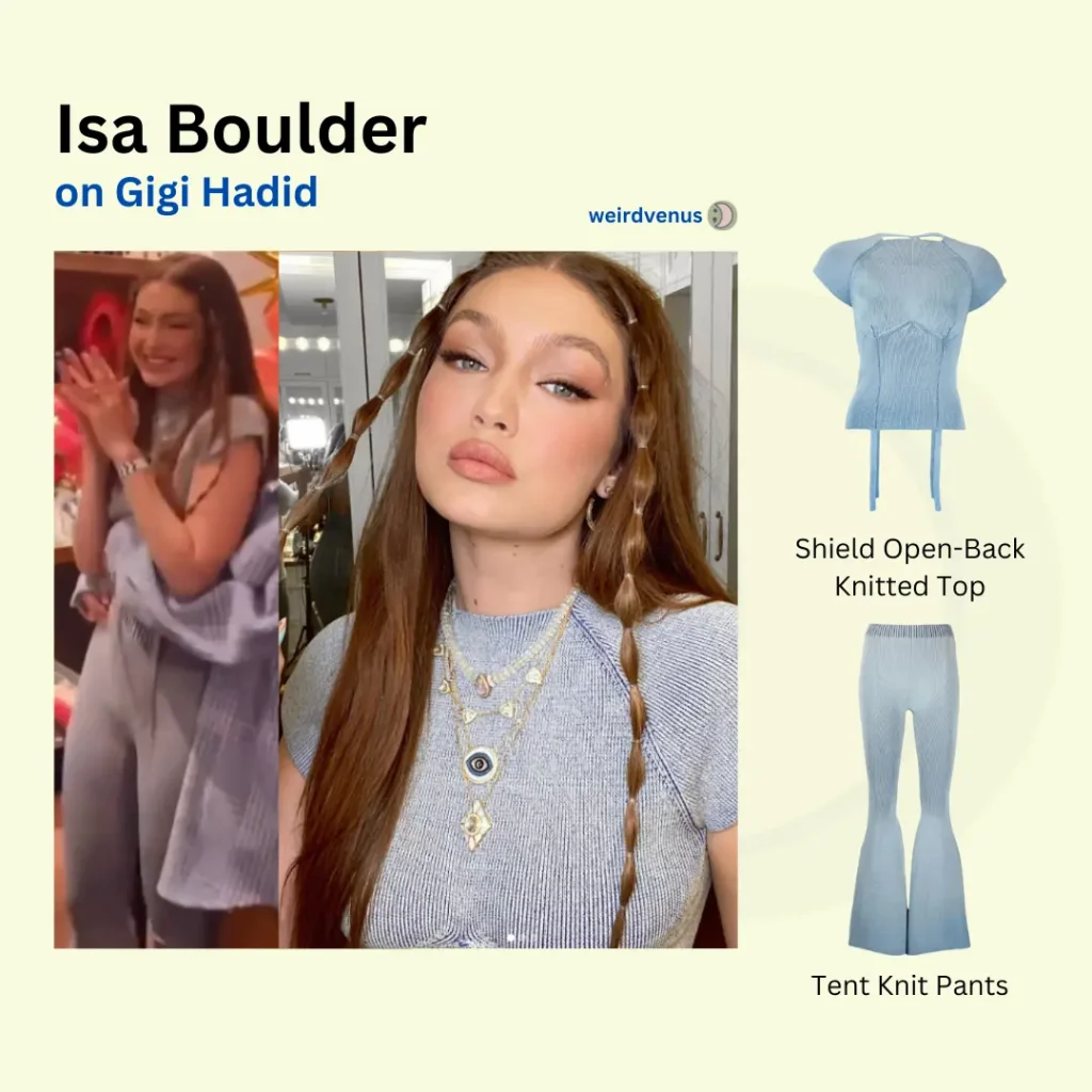isa boulder dipakai gigi hadid