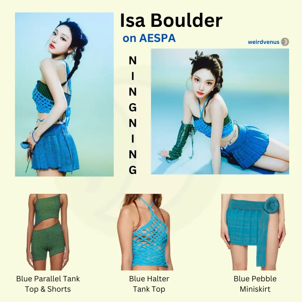 isa boulder dipakai ningning aespa