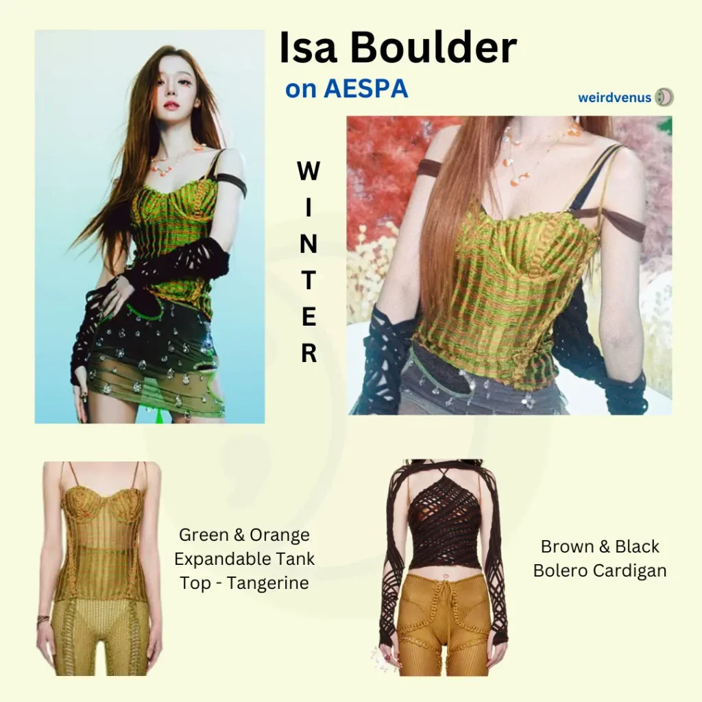 isa boulder dipakai winter aespa