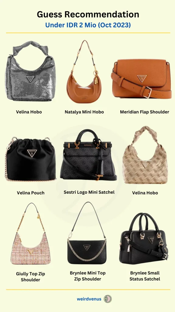 tas rekomendasi guess dibawah 2 juta